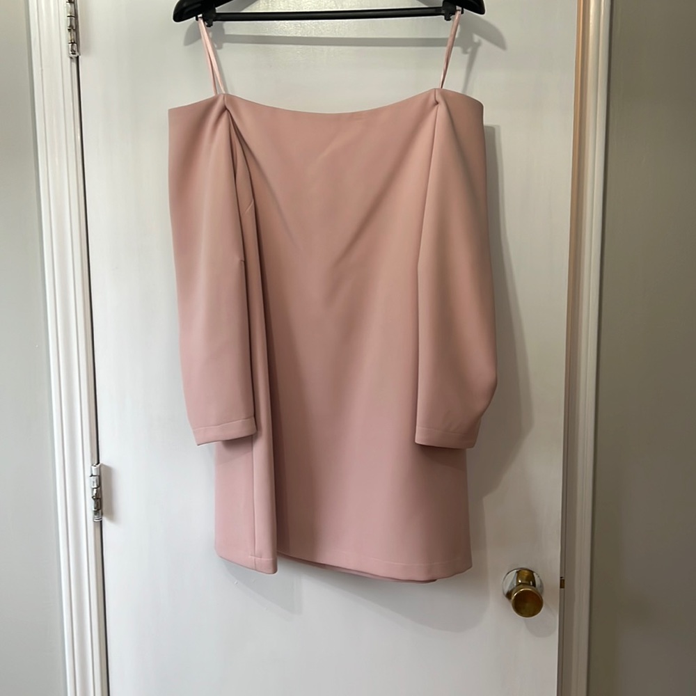 BCBG pink baby doll dress